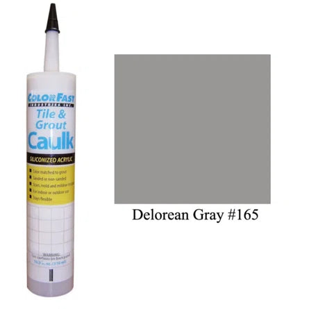 *Closeout Caulking* Custom Sanded Caulk - #165 Delorean Gray - 10.5 oz tube