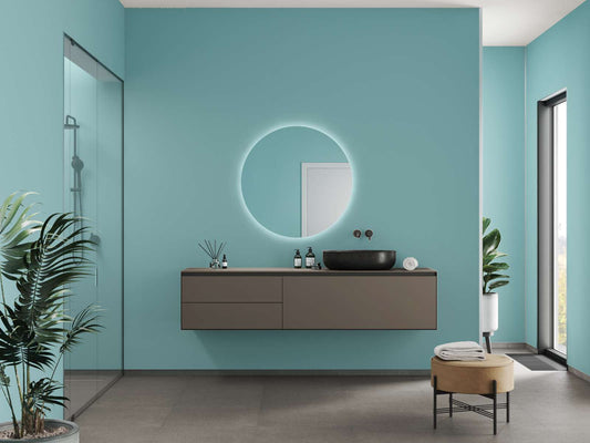 Aqua Mint (Hanoi) Tall Panel Smooth Shower Kit 24.5" x 118" - K3212-L00