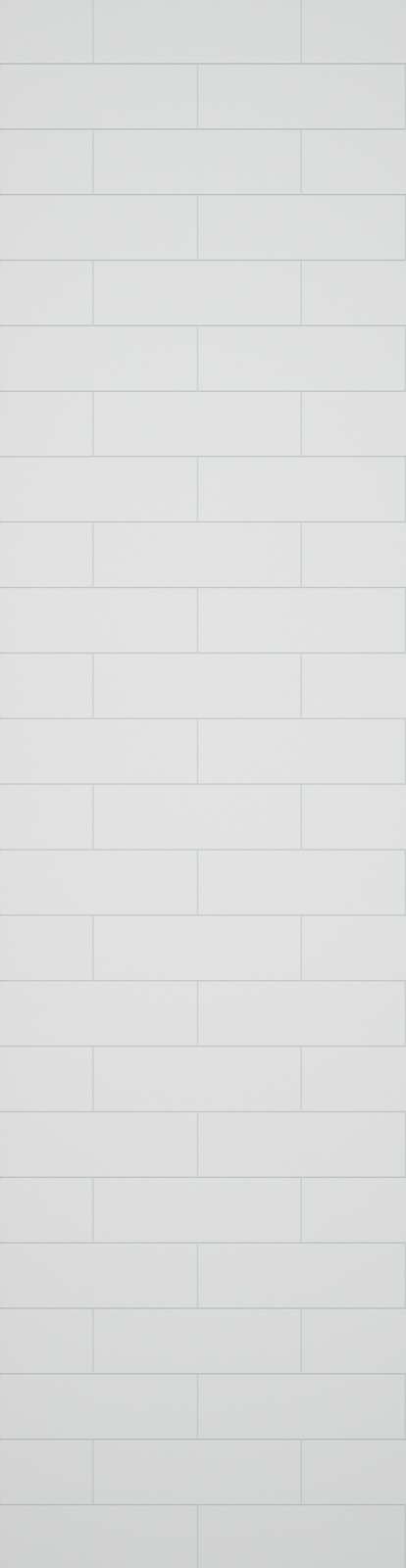 White Slate Subway Tile Standard Panel 2 Pack 24.5" x 94.5"