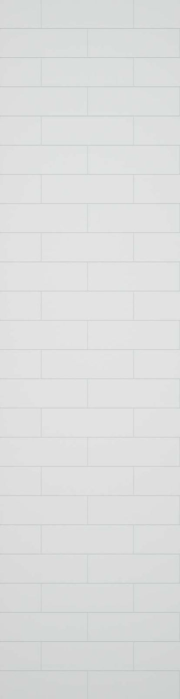 White Slate Subway Tile Standard Panel 2 Pack 24.5" x 94.5"